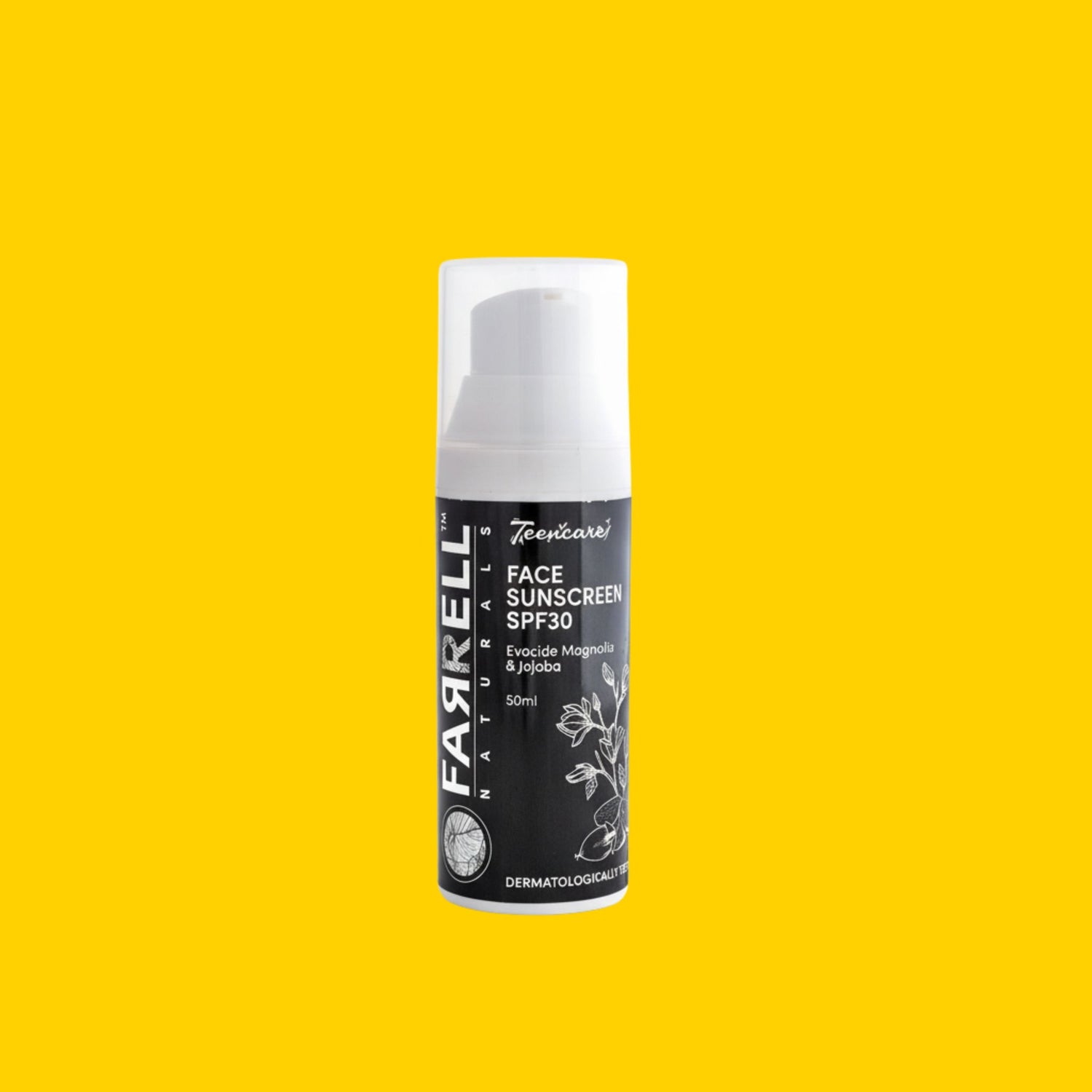Sunguard 30 SPF Face Sunscreen for Teens | Mineral-Based Protection 50ml