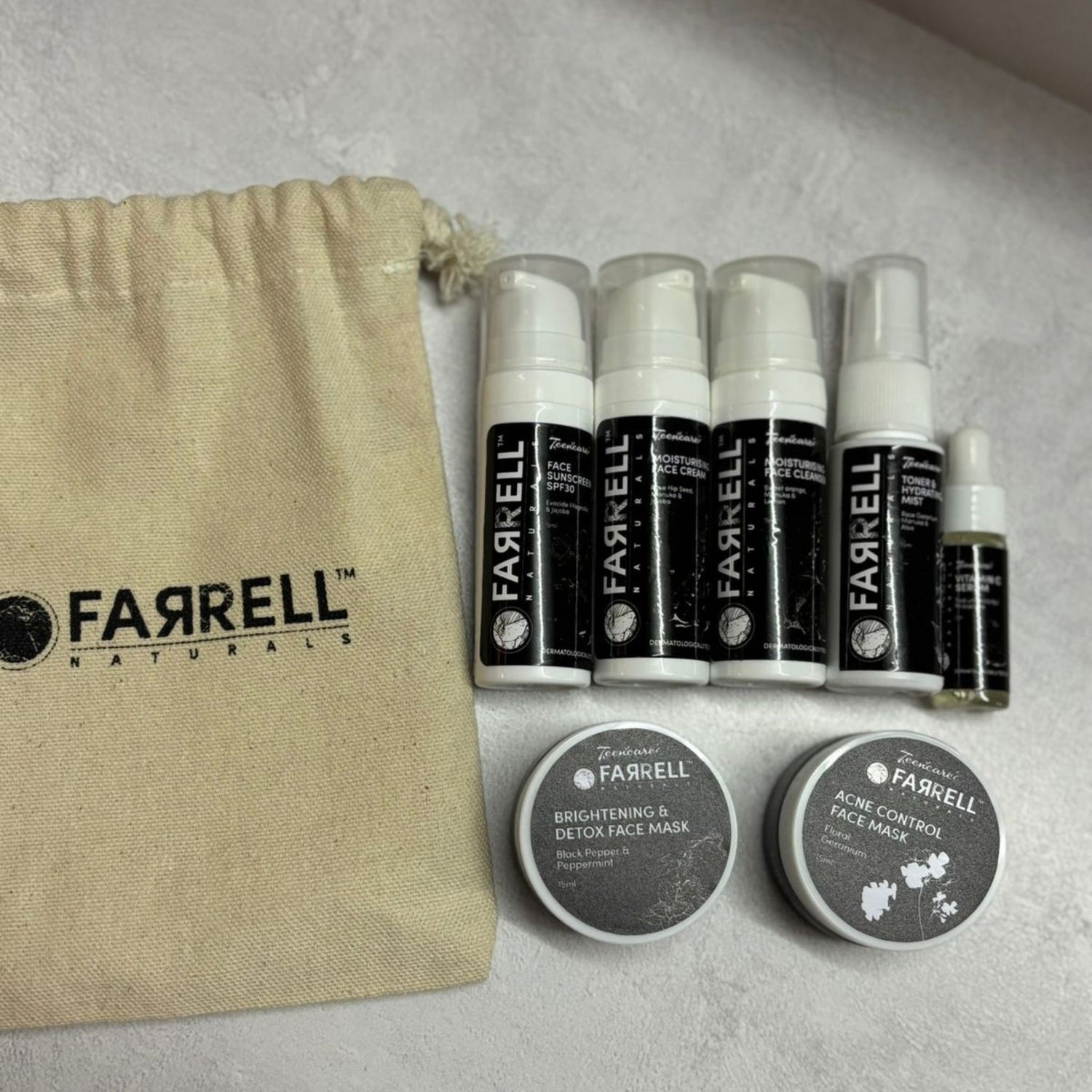 Teen Glow On-The-Go | Complete Mini Skincare Set | Travel & Sample Size Collection
