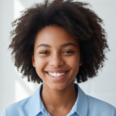 Black teenage customer