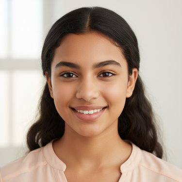 South Asian teenage customer